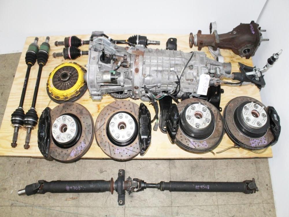 2008-2017 WRX STI 6-Speed Conversion Kit — Trans, Diff, Brembos: Image 1
