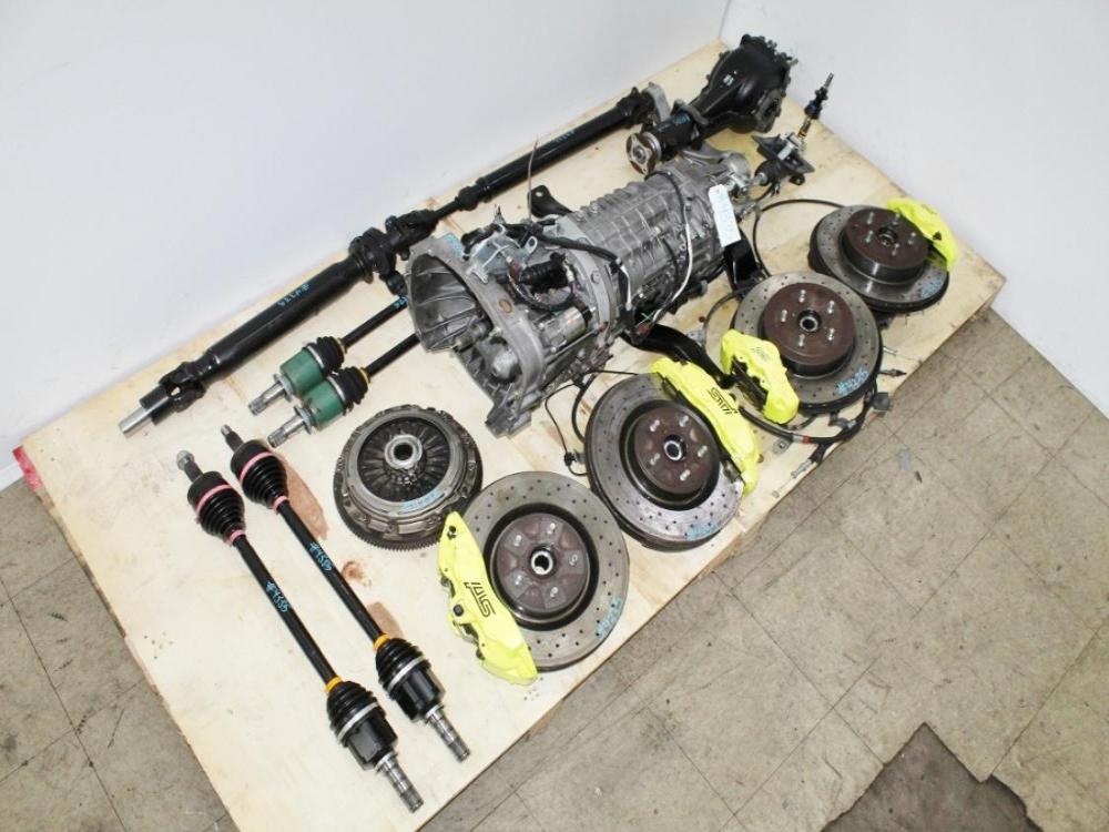 Writing      2018-2021 Subaru WRX STI 6-Speed AWD Transmission Swap Kit TY856UWAB w/ Brembo Brakes: Image 1