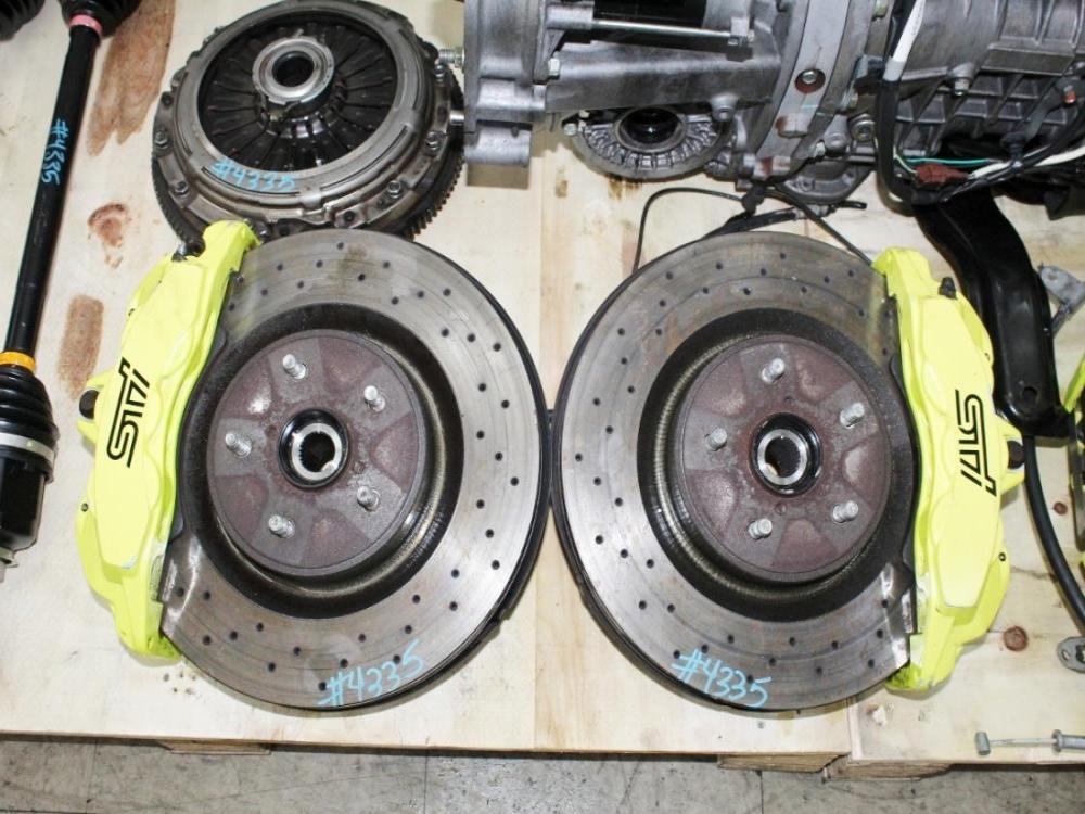 Writing      2018-2021 Subaru WRX STI 6-Speed AWD Transmission Swap Kit TY856UWAB w/ Brembo Brakes: Image 4