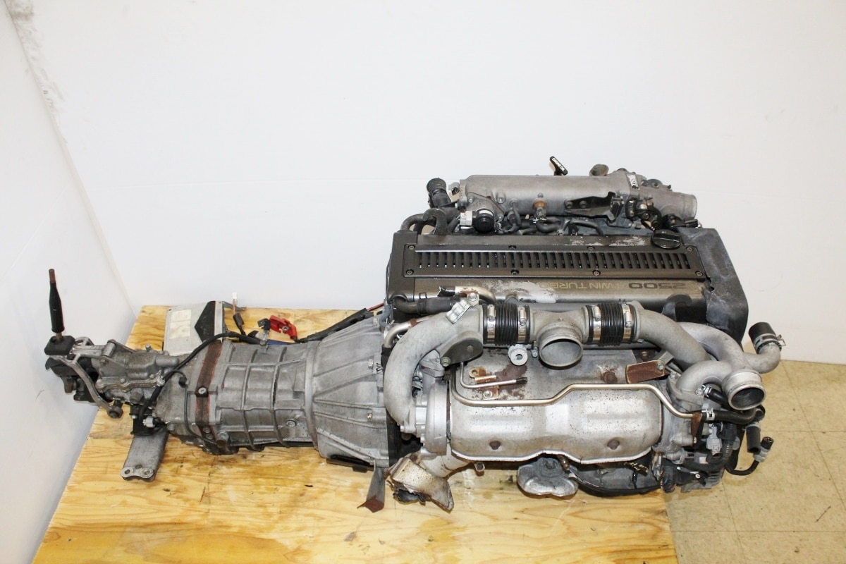 JDM Toyota 1JZ-GTE Engine R154 5 Speed RWD Transmission 2.5L Twin