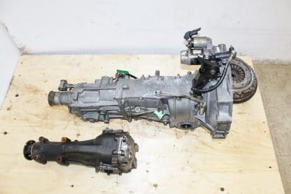 08-14 JDM SUBARU IMPREZA WRX 5 SPEED AWD TRANSMISSION ASSEMBLY 4.11FD DIFF TURBO - Image 7