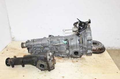 08-14 JDM SUBARU IMPREZA WRX 5 SPEED AWD TRANSMISSION ASSEMBLY 4.11FD DIFF TURBO - Image 6