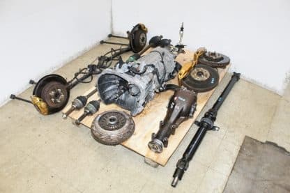 JDM Subaru Impreza WRX STI 6 Speed Transmission Assembly Brembos R180 Diff Axles - Image 12