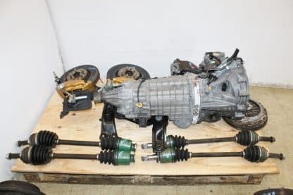 JDM Subaru Impreza WRX STI 6 Speed Transmission Assembly Brembos R180 Diff Axles - Image 9