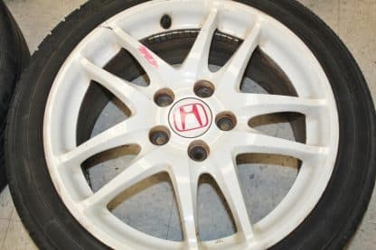 JDM 02-06 Acura RSX DC5 Type R OEM 17" Wheels & Tires 17x7 ET+60 Rims 5x114.3 - Image 5