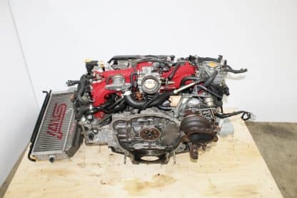 JDM 04-05 SUBARU IMPREZA WRX STI VERSION 8 EJ207 ENGINE 2.0L TURBO MOTOR VF37 - Image 11