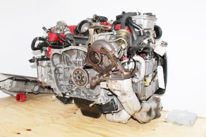 JDM 02-07 Subaru Impreza WRX STI EJ207 Engine Version 8 AVCS Motor VF37 Turbo 2L - Image 11